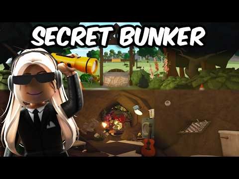 Turning a WELL into a SECRET UNDERGROUND BUNKER in BLOXBURG