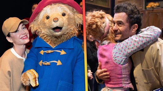 Katy Perry and Orlando Bloom take five-year-old daughter Daisy to 'Paddington: The Musical' in London. | Entertainment Tonight