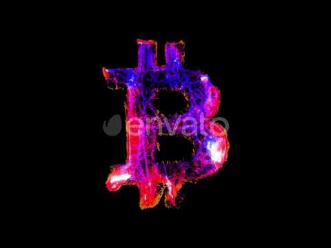 Bitcoin Stylized Stock Footage