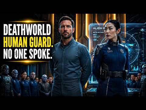 Alien Woman Leader Saw a Calm Human Guard—He Was from a Deathworld. No One Spoke