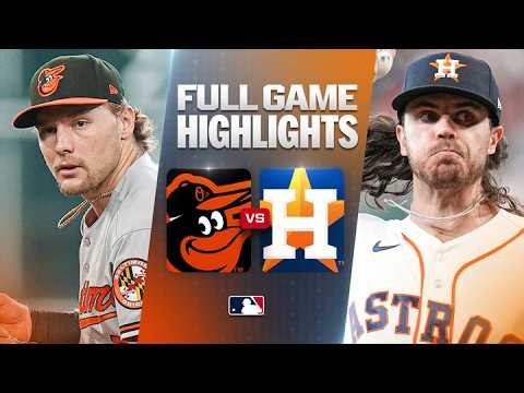 ORIOLES vs. ASTROS: Official Full Game Highlights (July 18) | 2026 MLB Season