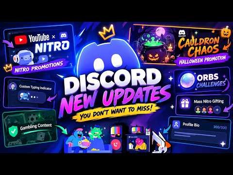 😱 DISCORD JUST DROPPED HUGE NEW UPDATES! YouTube + Nitro, Halloween & MORE!