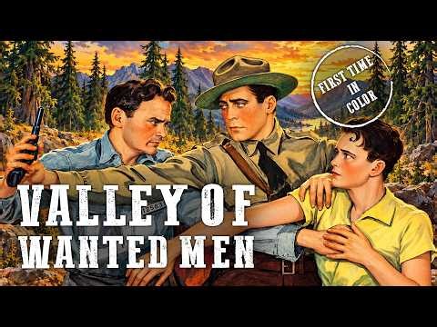 Valley of Wanted Men | Frankie Darro | Classic Western | Colorized | English