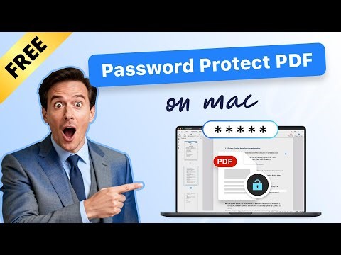 How to Password Protect a PDF on Mac for FREE