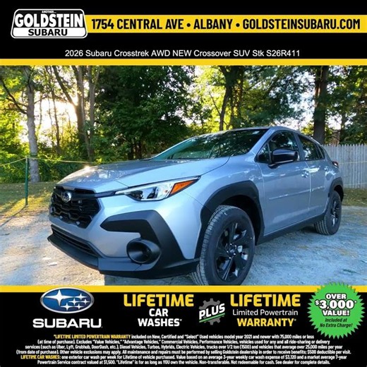 2026 Subaru Crosstrek AWD NEW Crossover SUV Stk S26R411