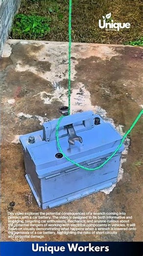 Wrench on car battery: what happens next?