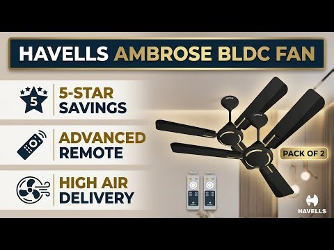 Havells Ambrose BLDC 1200mm Ceiling Fan Full Review, Best Features & Savings Explained | Review in