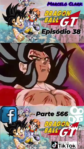 Dragon Ball GT - Episódio - 38: Parte 566 O renascimento do Super Saiyajin 4 #dragonballgt #goku #Gohan #vegeta #kuririn