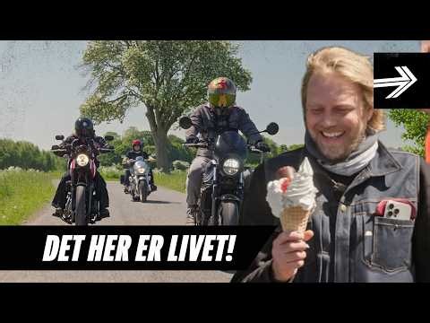 Motorcykler, solskin og is på Fyn – hvad mere behøver man?
