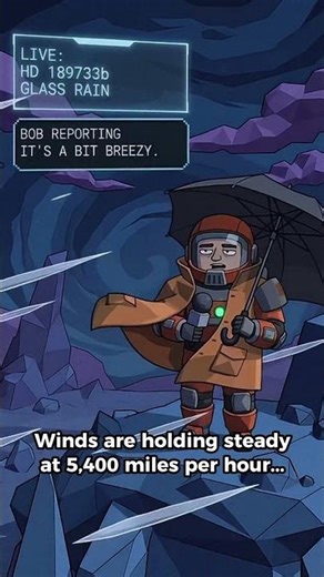 Forecast on HD 189733b #Space #Exoplanet #AlienPlanet #Deadpan #Shorts