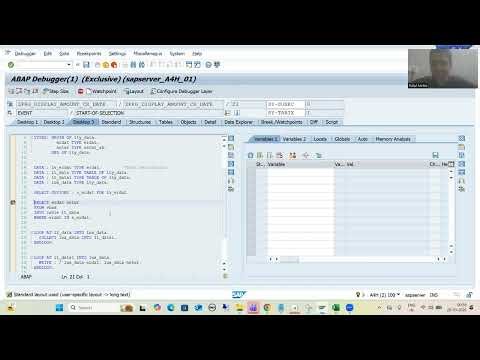 70 - ABAP on HANA - Comparison of Eclipse ADT Editor Debugging Vs. SAP GUI Editor Debugging