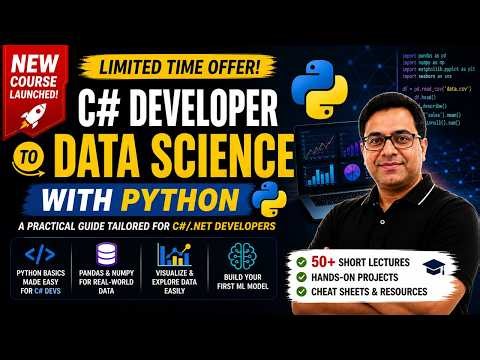 Python for Data Science for C# Developers 🚀 (5-Day Offer – Don’t Miss This!)