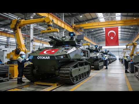 Inside the Otokar ALPAR Factory: Engineering the Heavy Tracked Autonomous Combat Robot 🇹🇷