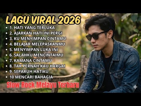 SLOW ROCK MELAYU VIRAL TERBAIK 2026/LAGU SEDIH PALING MENYAYAT HATI 😭/Hati Yang Terluka💔