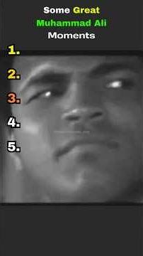 Some Great Muhammad Ali Moments 🥊 The Greatest Ever