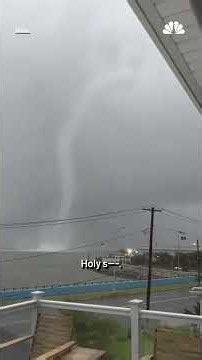 Storm damages Long Island, New York after waterspout moves ashore
