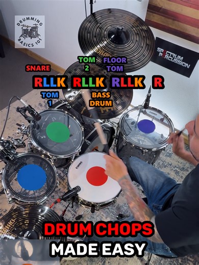 Essential Beginner Drum Patterns Beginner drum patterns made simple. This essential hand and foot pattern helps new drummers build coordination, control, and confidence on the kit. Start slow, focus on clean movement and steady timing, then apply it as a short fill or exercise. Simple patterns like this, practiced consistently, make a big difference. #BeginnerDrummers #BeginnerDrumPatterns #DrumPatterns #DrumLesson #LearnDrums #DrumPractice #NewDrummers #Drumming #Drummer #HandFootCoordination #