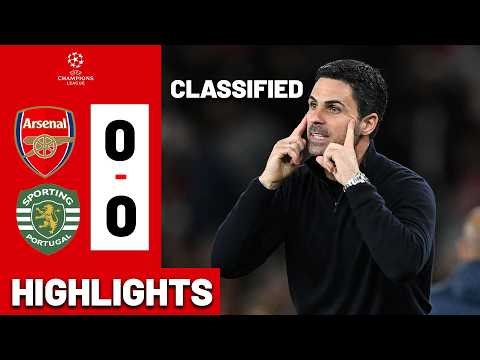 CLASSIFIED! Arsenal vs Sporting Lisbon 0-0 HIGHLIGHTS Champions League 25/26