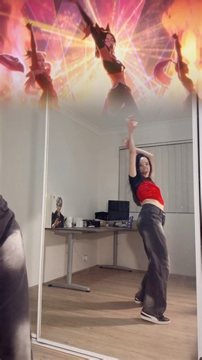 (MIRRORED) K/DA 'FIRESTARTER' Dance Cover Challenge #kda #firestarter #leagueoflegends #kpop