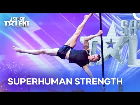 Insane Body Control ! Pole Strength & Synchronized Twin Acrobatics | South Africa's Got Talent