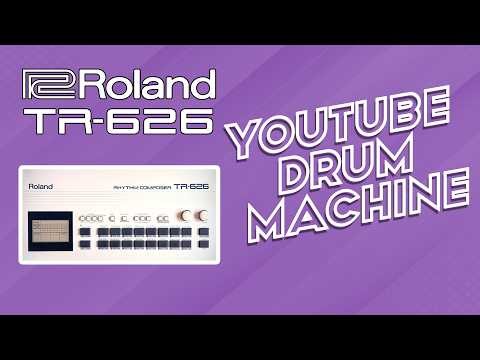 Interactive YouTube Drum Machine (PC Keyboard) - Roland TR-626