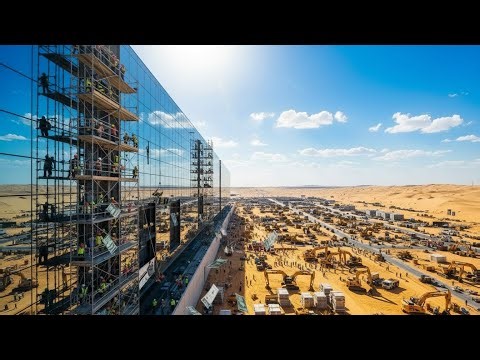 Inside the Impossible Mirror City: How Saudi Arabia is Building a $1 Trillion Wall in the Desert
