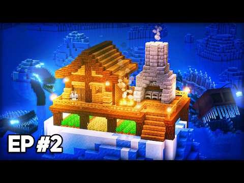 Building a Base in the Most DANGEROUS Frozen Ocean in Minecraft