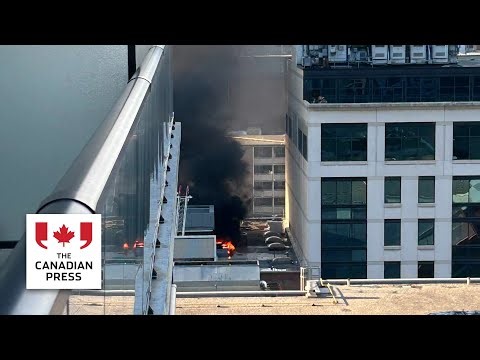 Propane tanks explode in downtown Toronto