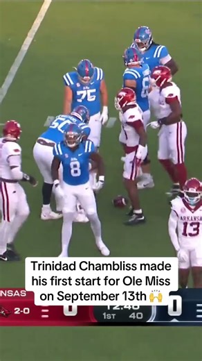 Now, he is leading Ole Miss to the CFP semifinals 👏