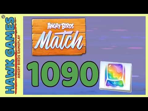 Angry Birds Match ⭐ Level 1090 - Walkthrough, No Boosters