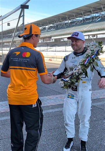 Game knows game 🤝 #McLarenF1 #Indy500 #F1 | Mclaren F1