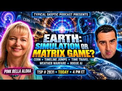 EARTH: Simulation or MATRIX? CERN, Timeline Jumps, Time Travel & Rogue AI | Pink Bella | TSP # 2831
