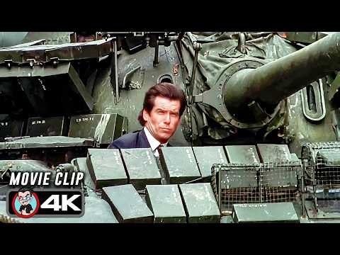 James Bond’s INSANE Tank Chase | GoldenEye (4K)