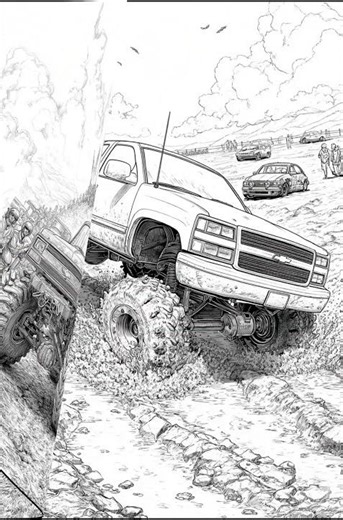 Mud Bogs Racing Puzzle Book Trailer #automobile #racing #mud #bogs #trucks #offroad