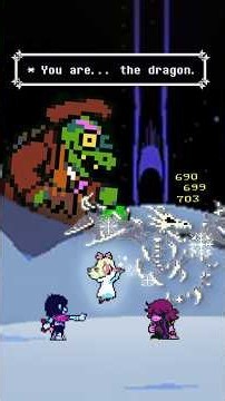 YOU ARE... THE DRAGON. - Deltarune "Skies Forever Blue" Edit