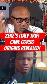 Zeke's Italy Trip: Cane Corso Origins Revealed!
