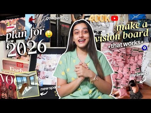 Make 2026 Vision Board with me! | Aashi Adani