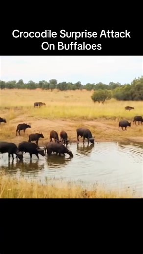 Crocodile Surprise Attack on Buffalo | PPP Hazara Division