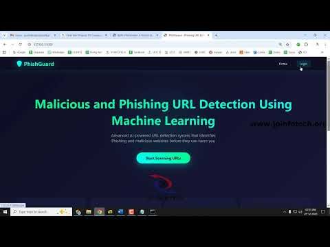 Malicious and Phishing URL Detection Using Machine Learning | Python Final Year IEEE Project