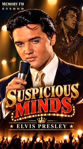 Elvis Presley - Suspicious Minds - 1969 🎼📻 #viral #song #lyricsvideo #60smusic #elvispresley