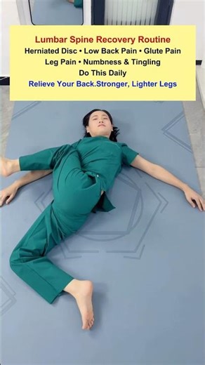 Fix Lower Back Pain, Sciatica & Numb Legs with This 1 Simple Daily Exercise at Home