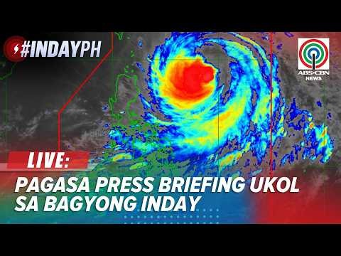 LIVE: PAGASA Press Briefing on Typhoon #IndayPH | 5:00 PM Weather Update (July 9, 2026)