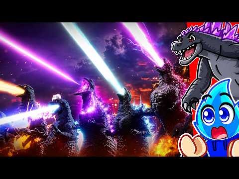 EVOLUTION OF GODZILLA ATOMIC BREATH!