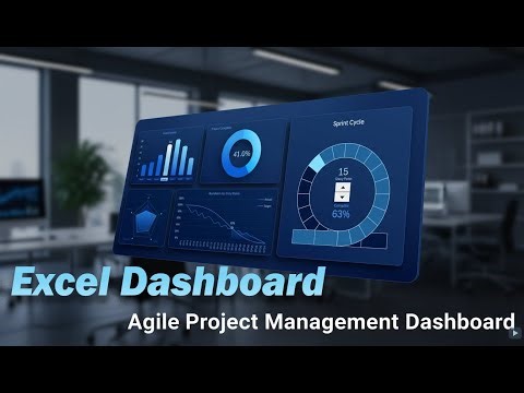 How to Develop Excel Agile Project Management Dashboard with Sprint Circle and Burndown Chart