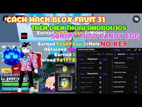 How to Hack Blox Fruit 31 on iPhone/iPad - Auto Candy Egg Blox Fruit 31 Script (No Key)