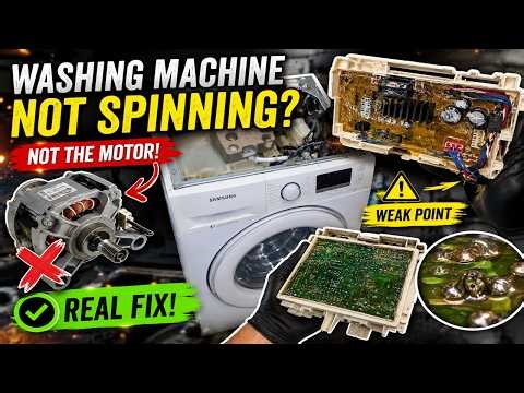 Samsung Washing Machine NOT Spinning? Hidden Control Board Failure Fixed!