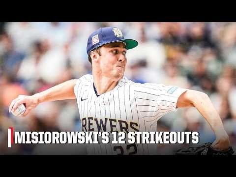 All 12 STRIKEOUTS from Jacob Misiorowski’s dominant outing vs. Rockies 🔥 | ESPN MLB