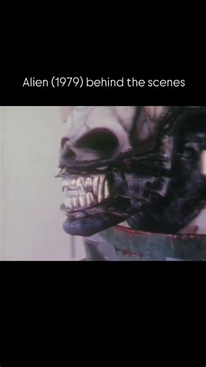 Projekt.Rewire on Instagram: "Alien (1979) achieved its legendary realism through painstaking practical effects that relied on physical presence rather than spectacle: the Xenomorph was a full-body suit worn by the unnervingly tall and thin Bolaji Badejo, designed by H.R. Giger with biomechanical textures that felt organic and sexual in a deeply unsettling way, while sets like the Nostromo and the derelict spacecraft were built as cramped, fully dressed environments that trapped both actors and