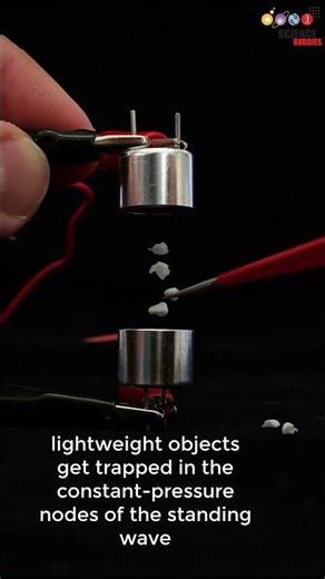 acoustic levitation science experiment (controlled with #arduino)