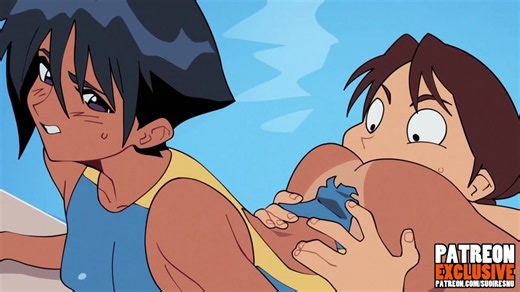 Kintaro Poolside Tomboy Blowjob Assjob Creampie